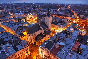old Lviv Ukraine night  beautiful eastern europe cities.jpg